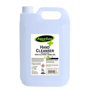 Aquasan Hand Cleanser High Alcohol Gel – 5L